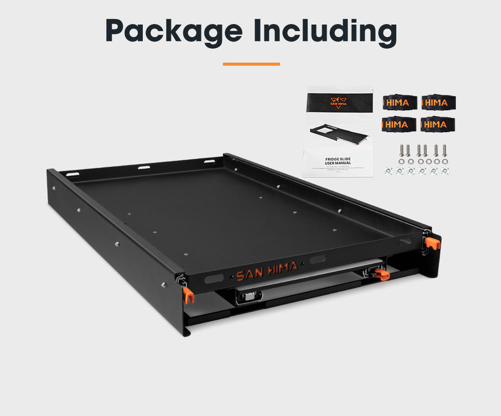 San Hima 75L/95L Fridge Slide With Extendable Table Cutting Board Caravan Part