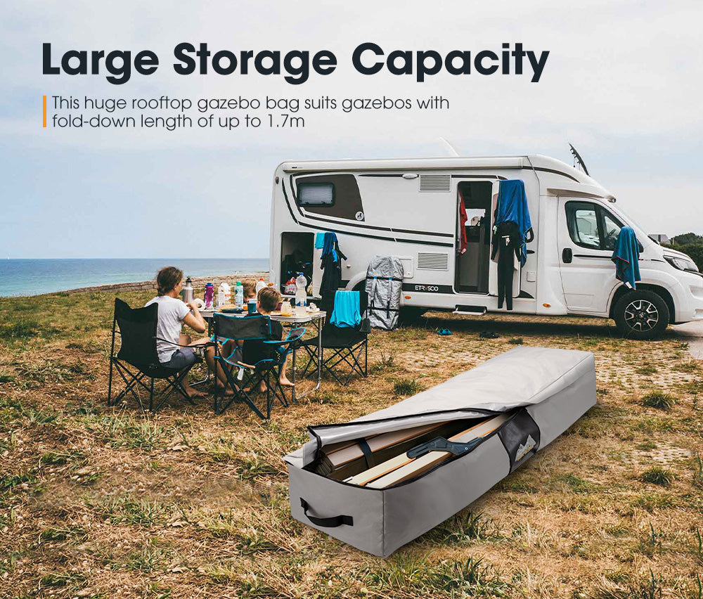 SAN HIMA Gazebo Roof Top Canvas Bag Storage Water Resistant Outdoor Camping 4WD