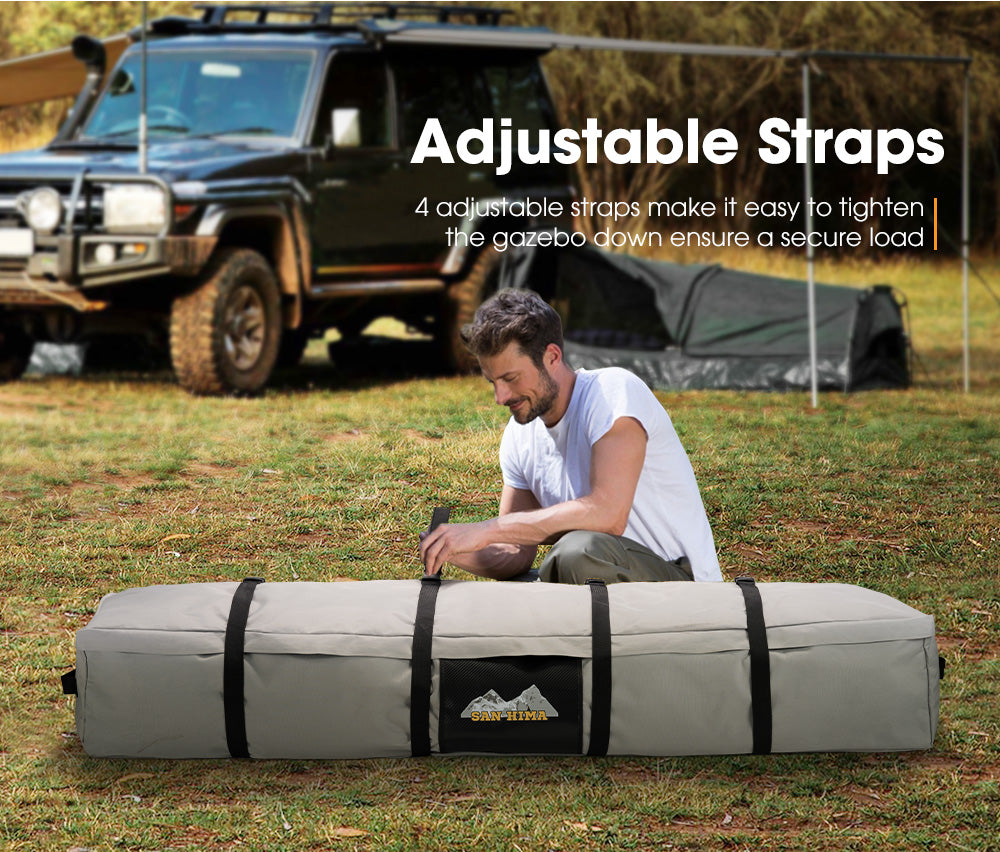 SAN HIMA Gazebo Roof Top Canvas Bag Storage Water Resistant Outdoor Camping 4WD