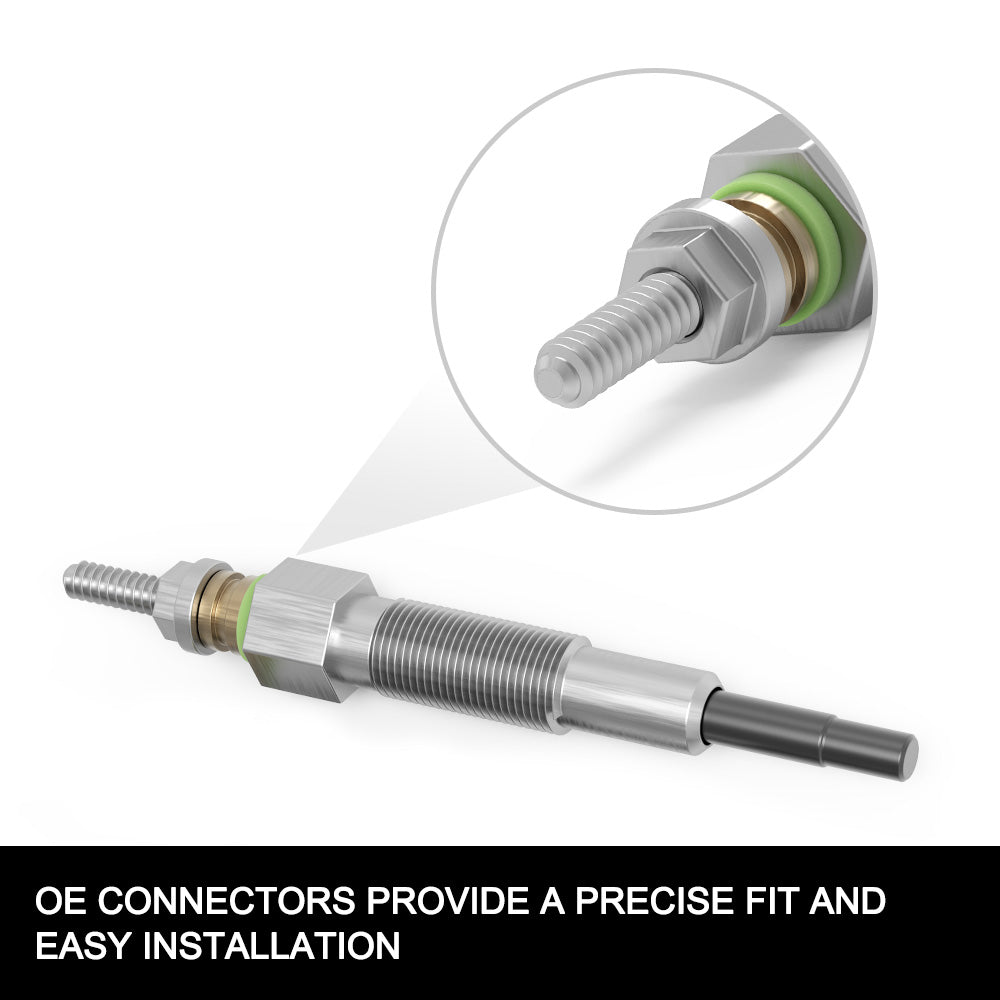 FIERYRED 4x Glow Plugs Fit Ford Courier PG PH PD PE 2.5L Mazda Wl Wlt Turbo Diesel 96-06