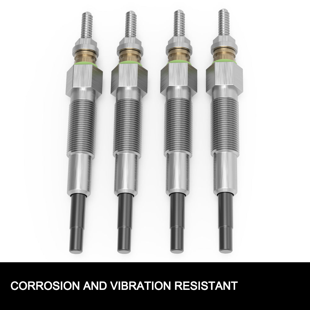 FIERYRED 4x Glow Plugs Fit Ford Courier PG PH PD PE 2.5L Mazda Wl Wlt Turbo Diesel 96-06