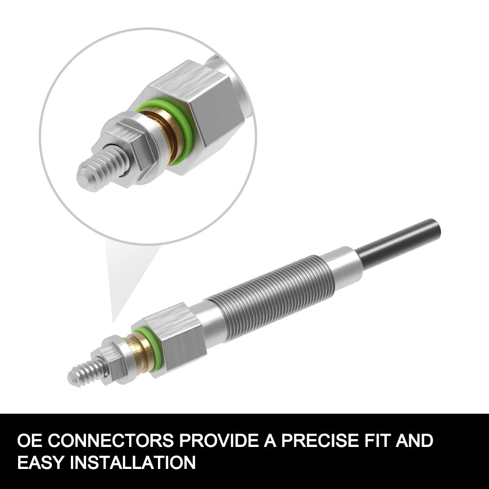 FIERYRED 6pcs Glow Plugs FIT Nissan Patrol GQ Diesel 6cyl/ Maverick DA 88-99