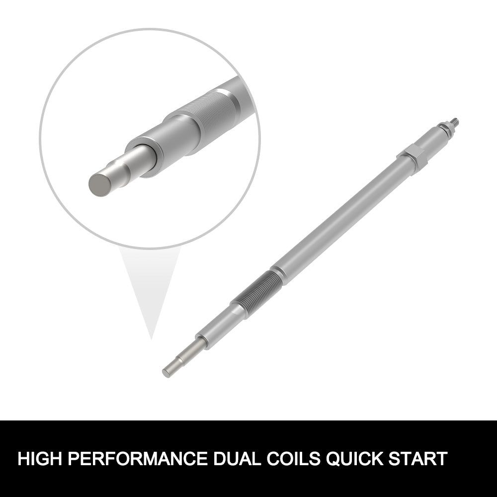 FIERYRED 4Pcs Glow Plugs For Nissan Zd30 Ddti Turbo Diesel Fit Navara D22 Patrol Gu