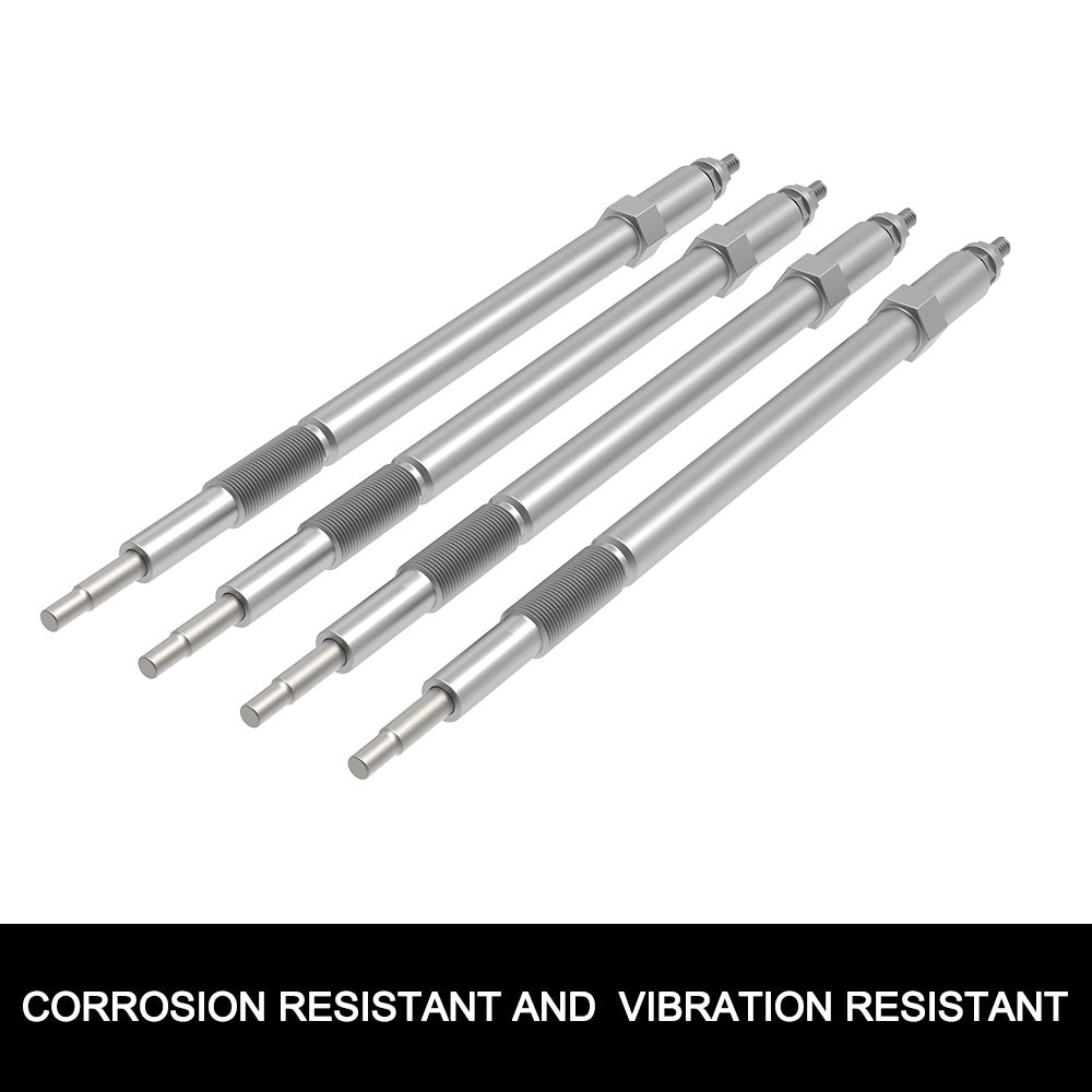 FIERYRED 4Pcs Glow Plugs For Nissan Zd30 Ddti Turbo Diesel Fit Navara D22 Patrol Gu