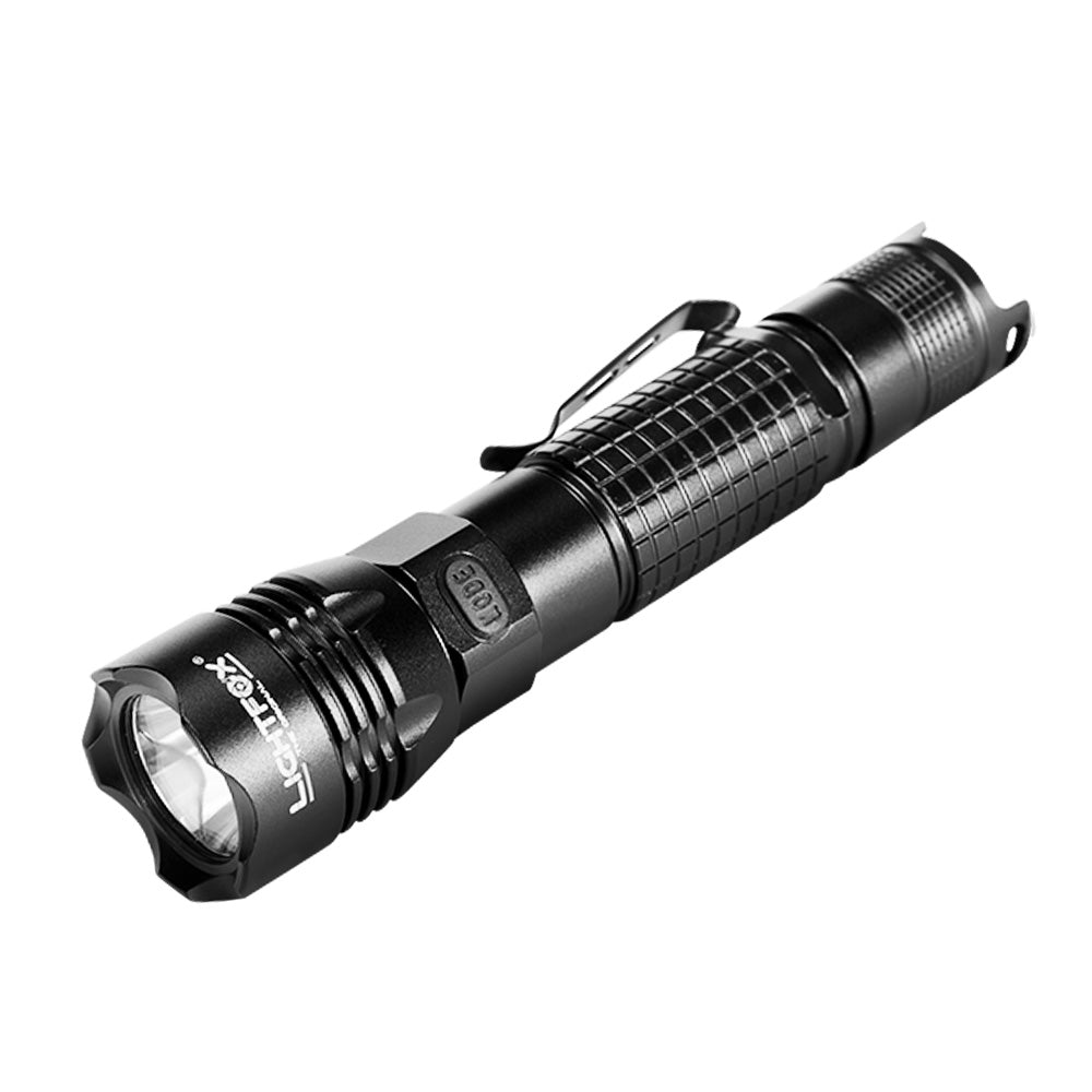 LIGHTFOX LED Tactical Flashlight Torch L2 Chip USB Rechargeable Battery