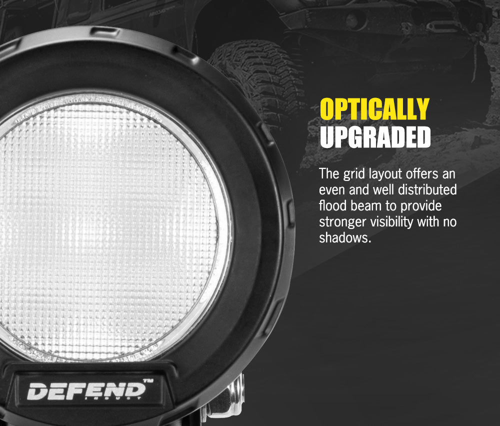 Pair 3inch LED Work Light Flood Driving Lamp SUV ATV Truck offroad 4x4