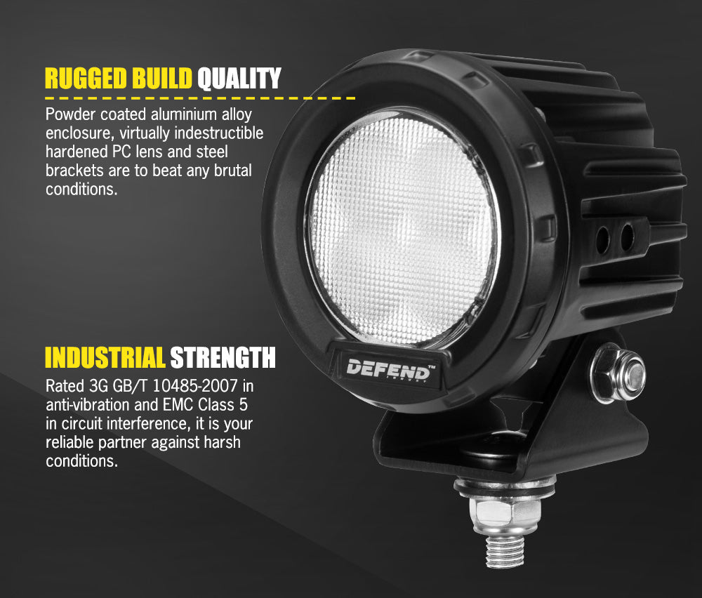 Pair 3inch LED Work Light Flood Driving Lamp SUV ATV Truck offroad 4x4