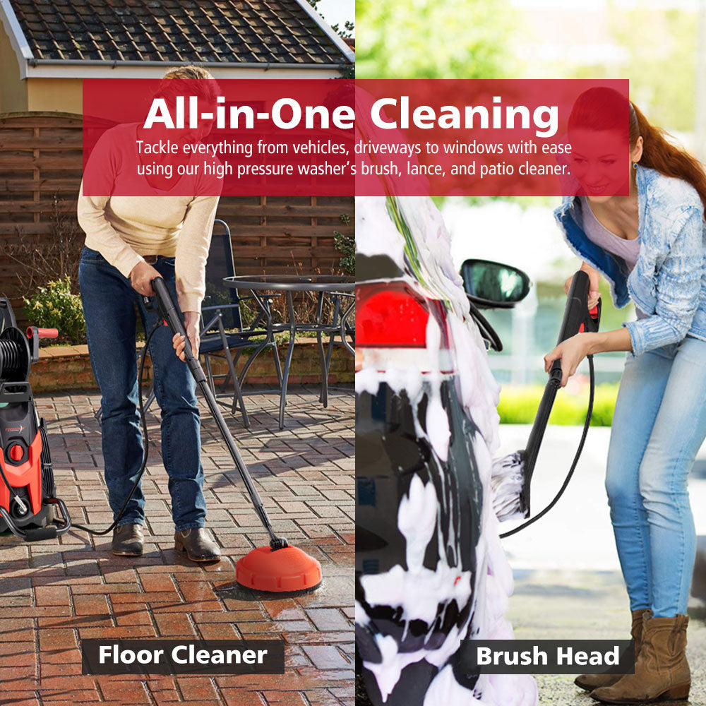 Fieryred High Pressure Washer Cleaner 3500PSI Electric Water Gurney Pump 10M Hose