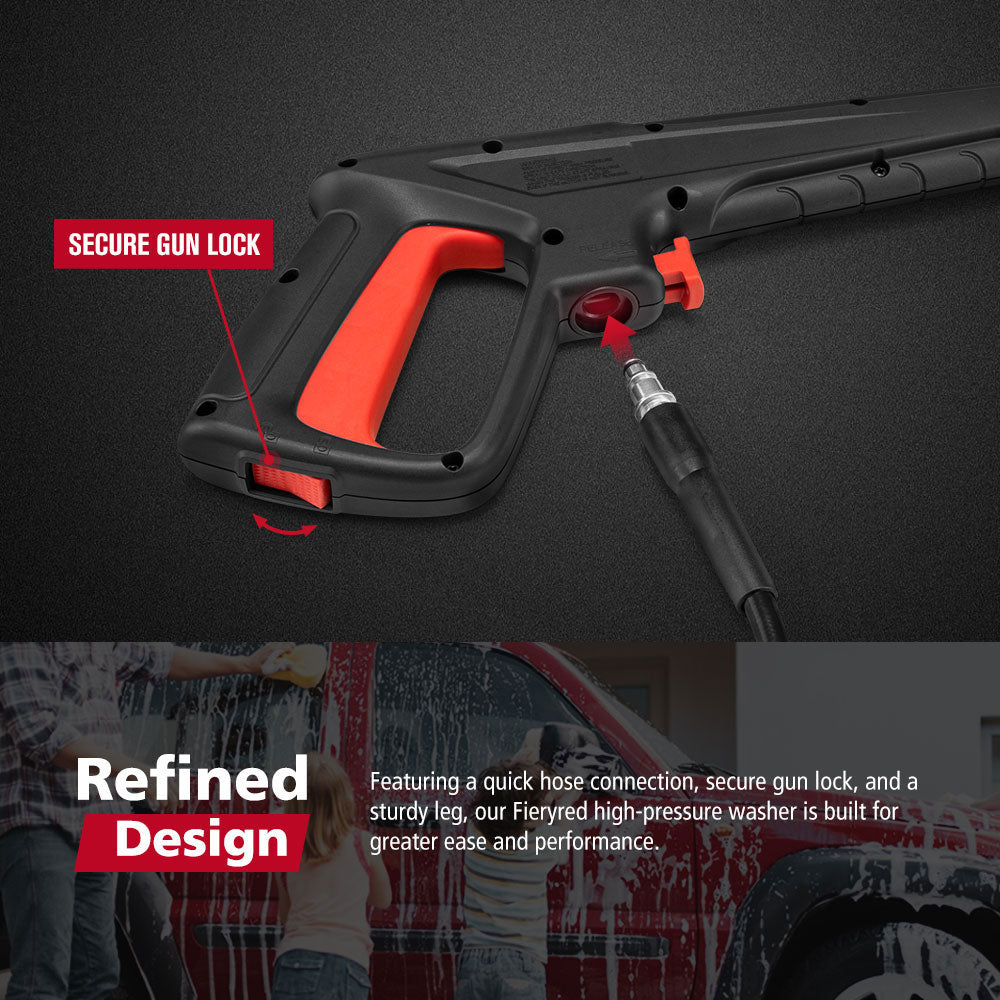 Fieryred High Pressure Washer Cleaner 3500PSI Electric Water Gurney Pump 10M Hose