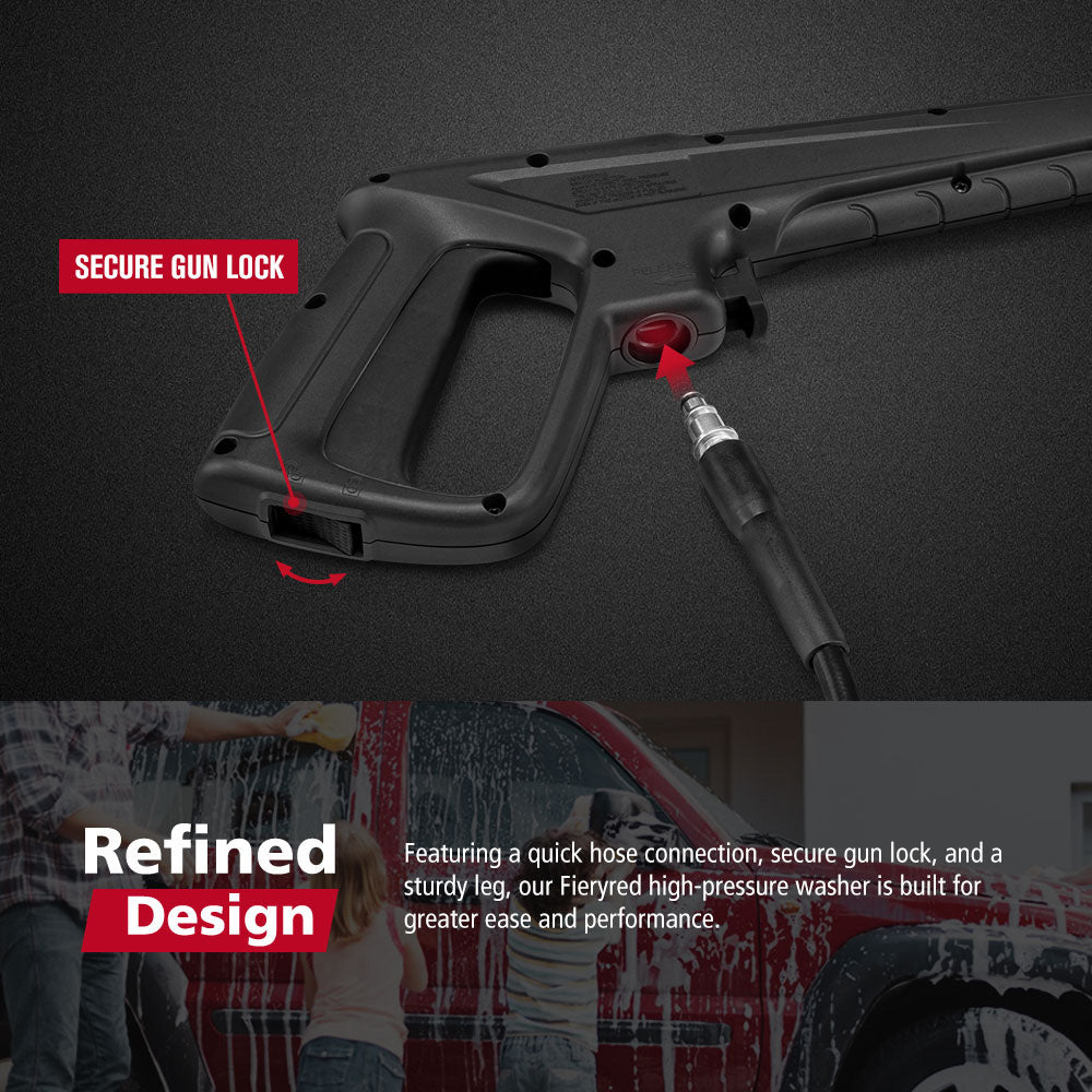 Fieryred 2700W High Pressure Washer Cleaner 4200PSI Electric Water Gurney Pump