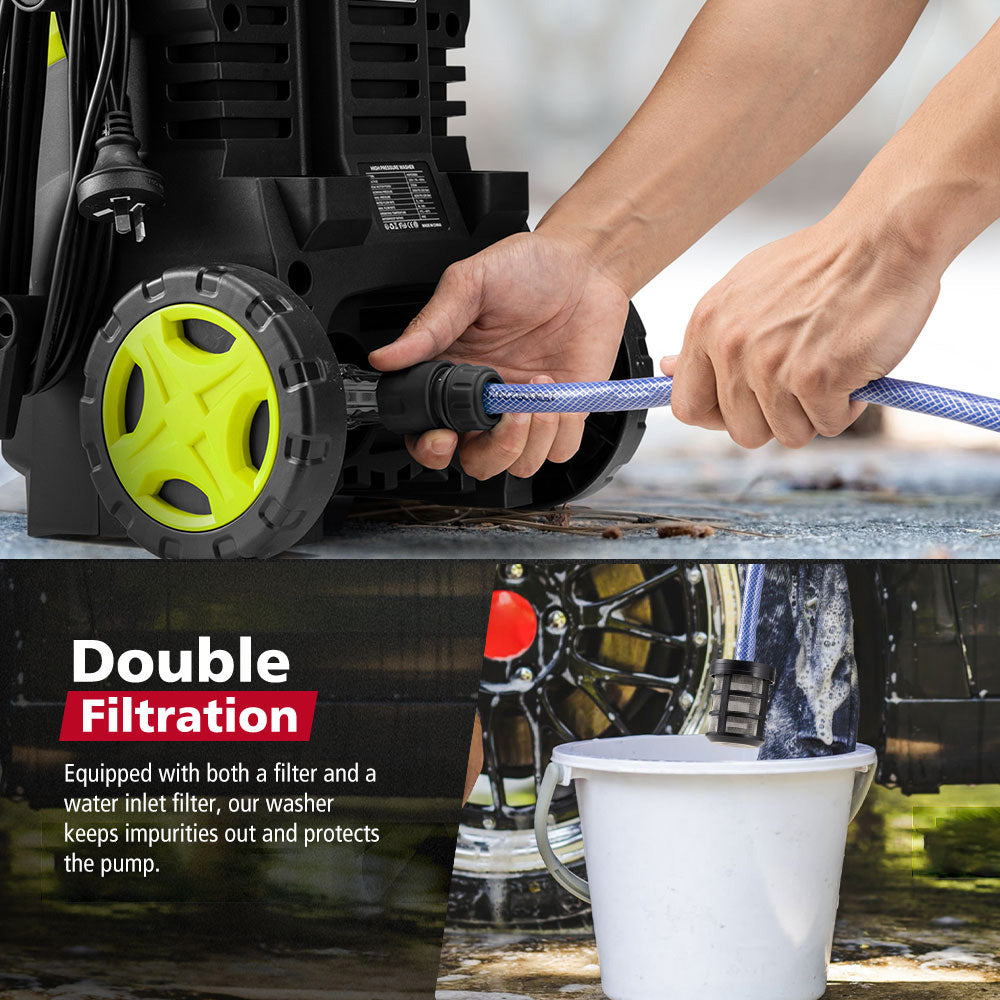 Fieryred 2700W High Pressure Washer Cleaner 4200PSI Electric Water Gurney Pump