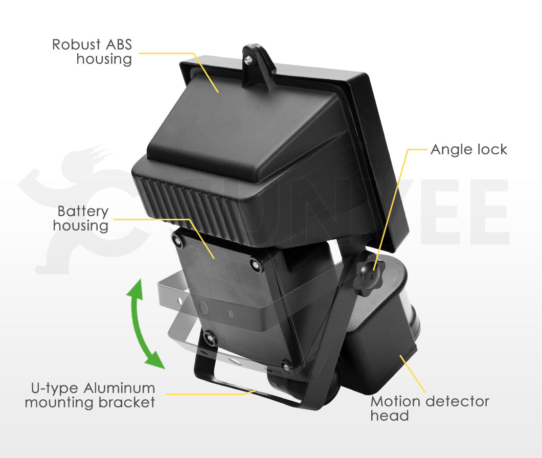 COB LED Solar Sensor Light Outdoor Security Floodlights Garden Motion