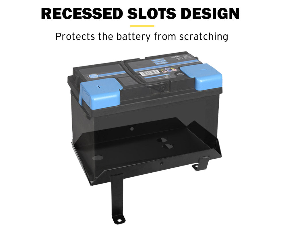 SAN HIMA Dual Battery Tray Fit for TOYOTA HILUX 2005 -2015 DIESEL KUN25 KUN26