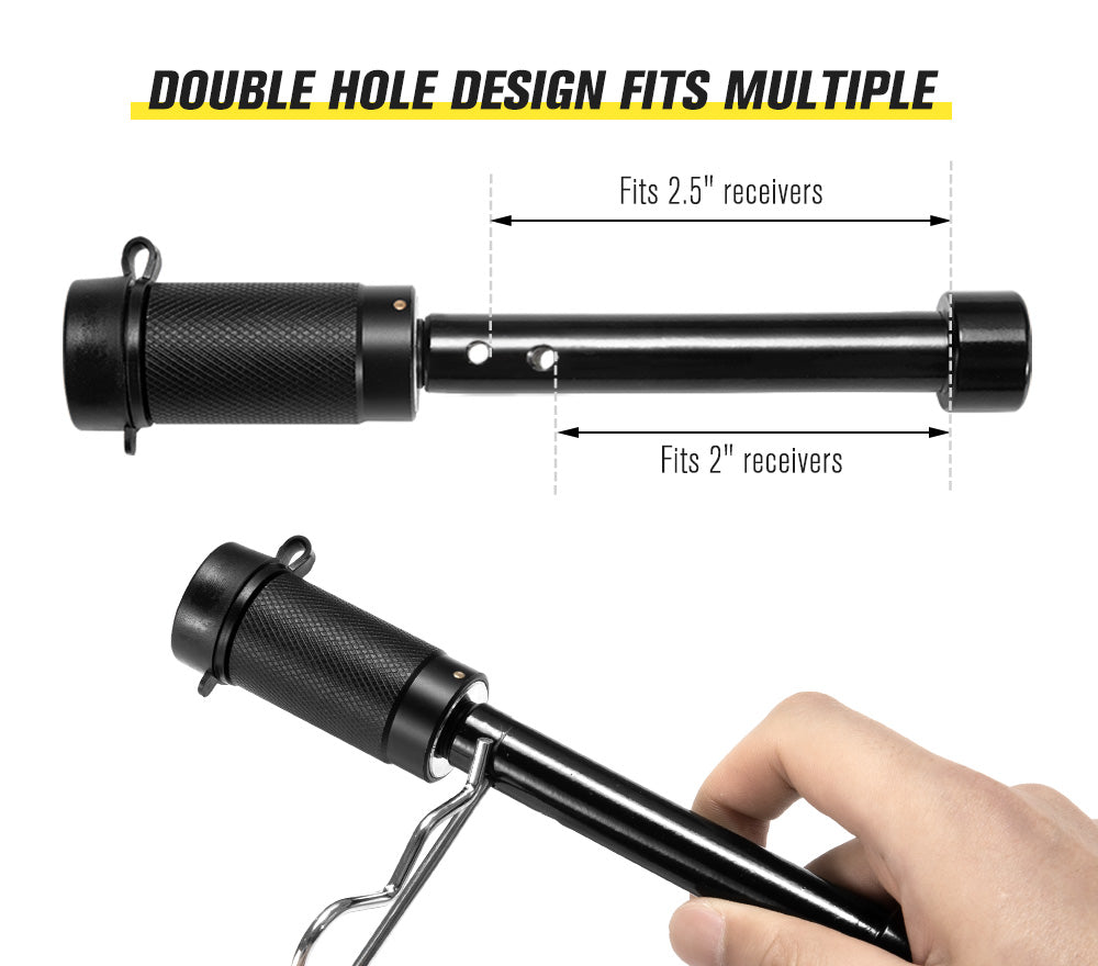 SAN HIMA Hitch Pin Lock S Type Tow Bar Ball Trailer Parts Anti Theft 4WD 4X4 Caravan