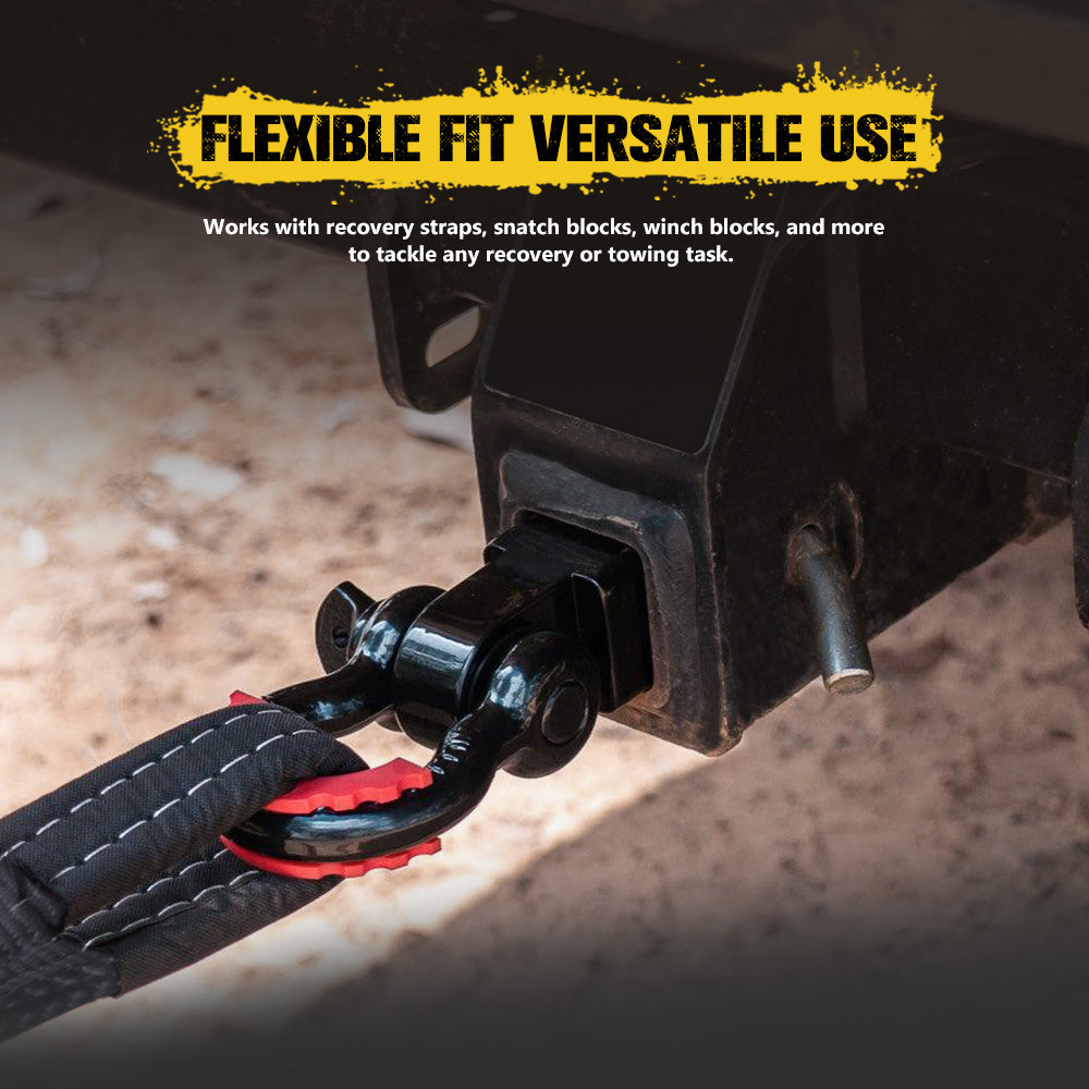 Bunker Indust 4.75T Recovery Hitch Receiver with Bow Shackle