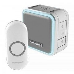Doorbell, Wireless Silver Grey & Push Button with Sleep/Mute Mode 150m