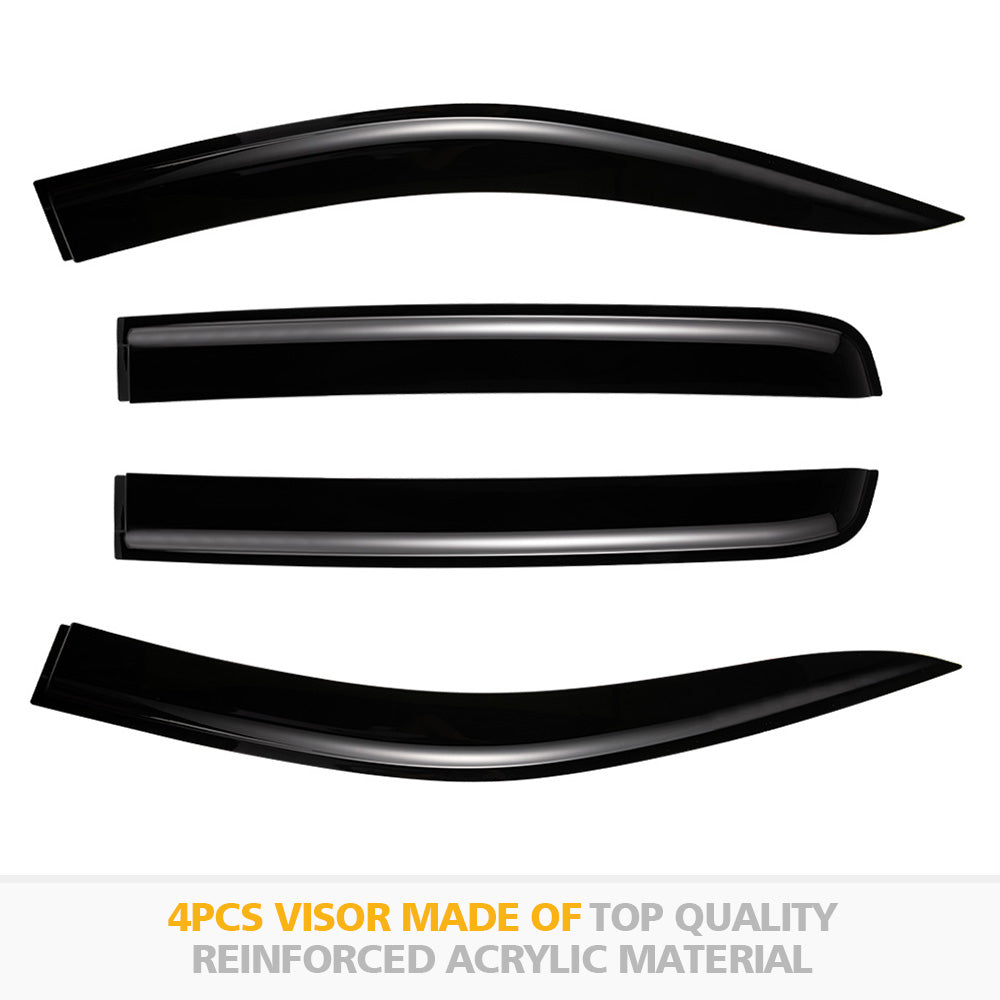 Fieryred Bonnet Protector & Weather Shield Visor suit Ford Ranger Raptor MK2 PX3 2015-2019