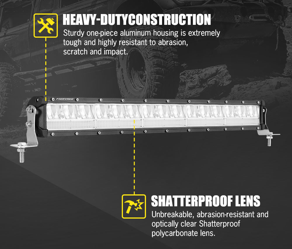 22inch LED Light Bar Combo Driving Lamp Offroad 4WD 20"23"