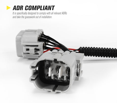 LIGHTFOX High Beam Piggy Back Adapter for Toyota Landcruiser 200 Series