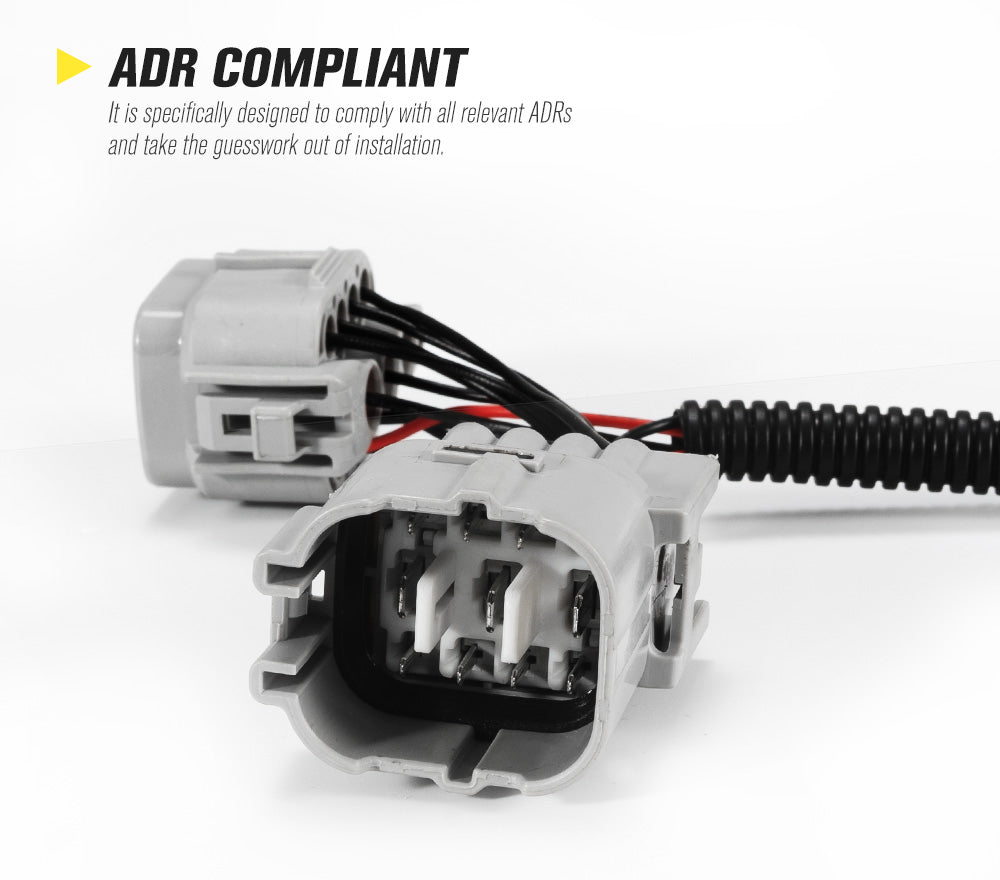 LIGHTFOX High Beam Piggy Back Adapter for Toyota Landcruiser 200 Series