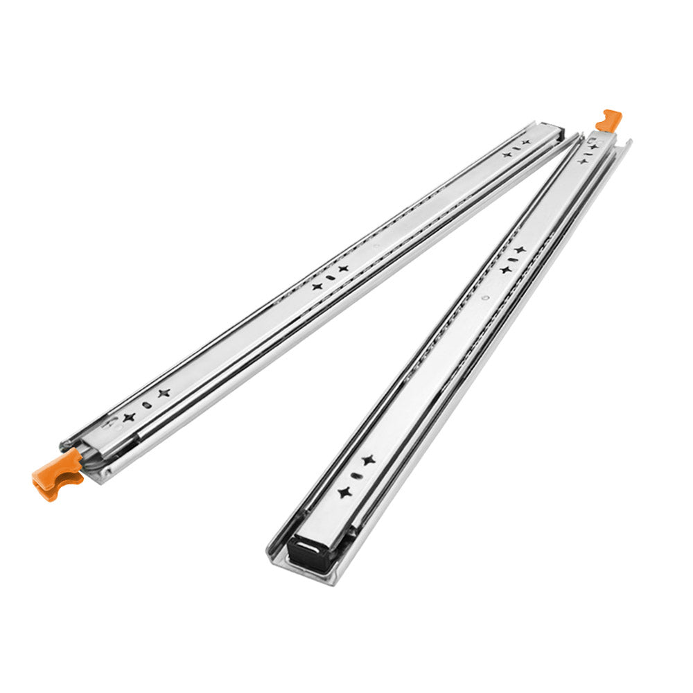 SAN HIMA 125kg Locking Drawer Slides / Runners 610mm 4wd Trailer Fridge Draw