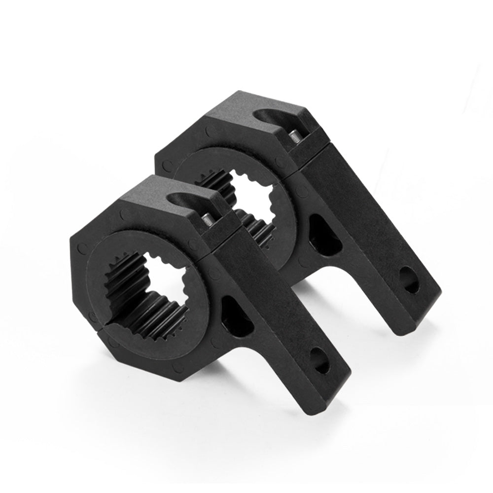 LIGHTFOX 2PCS Bullbar Mounting Bracket Kit 38 50mm Clamp LED Work Light Bar Tube Holder
