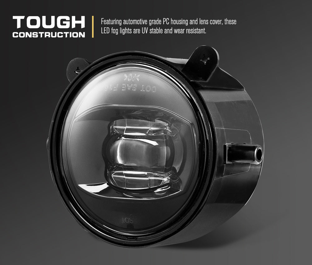 Defend Indust Pair PHILIPS LED Fog lights for ARB Deluxe Bullbar Offroad 4WD 4x4