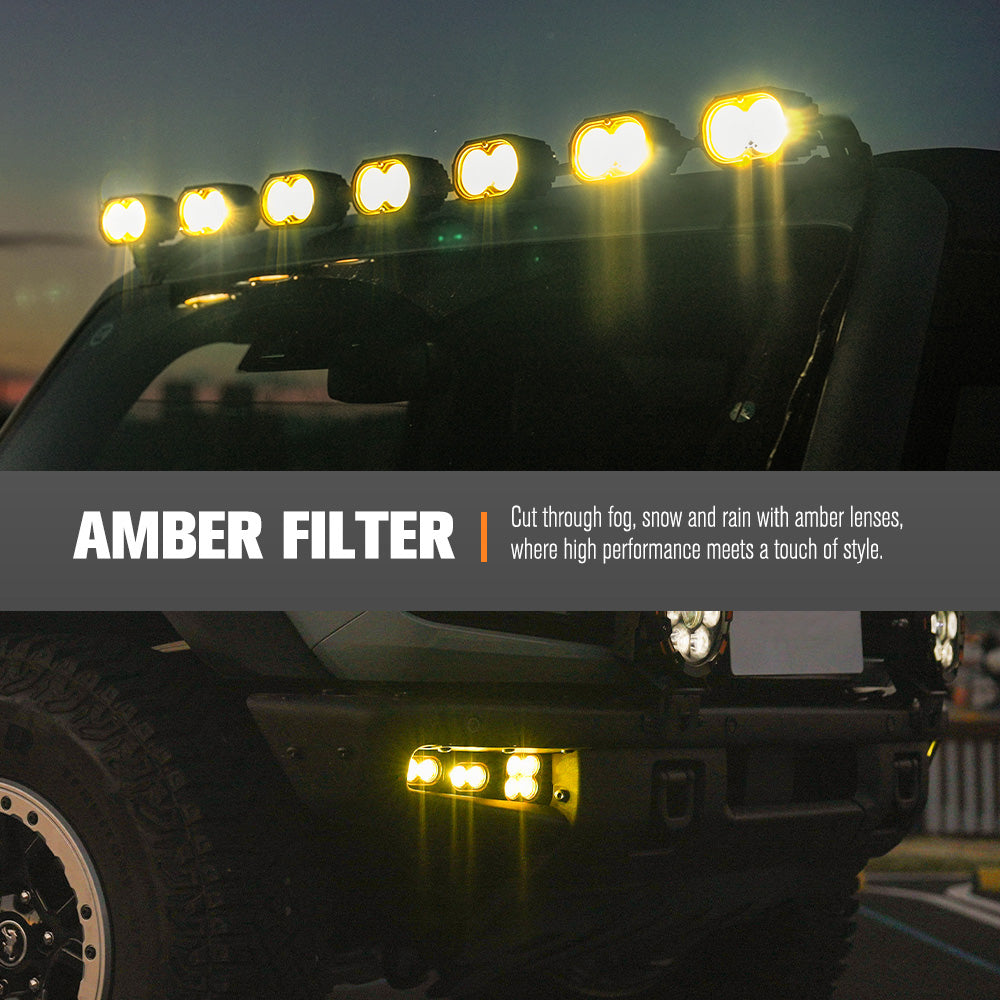 Lightfox Pair 3" Cygnus-2 Osram LED Pod Lights Work Light Driving Lamp Offroad