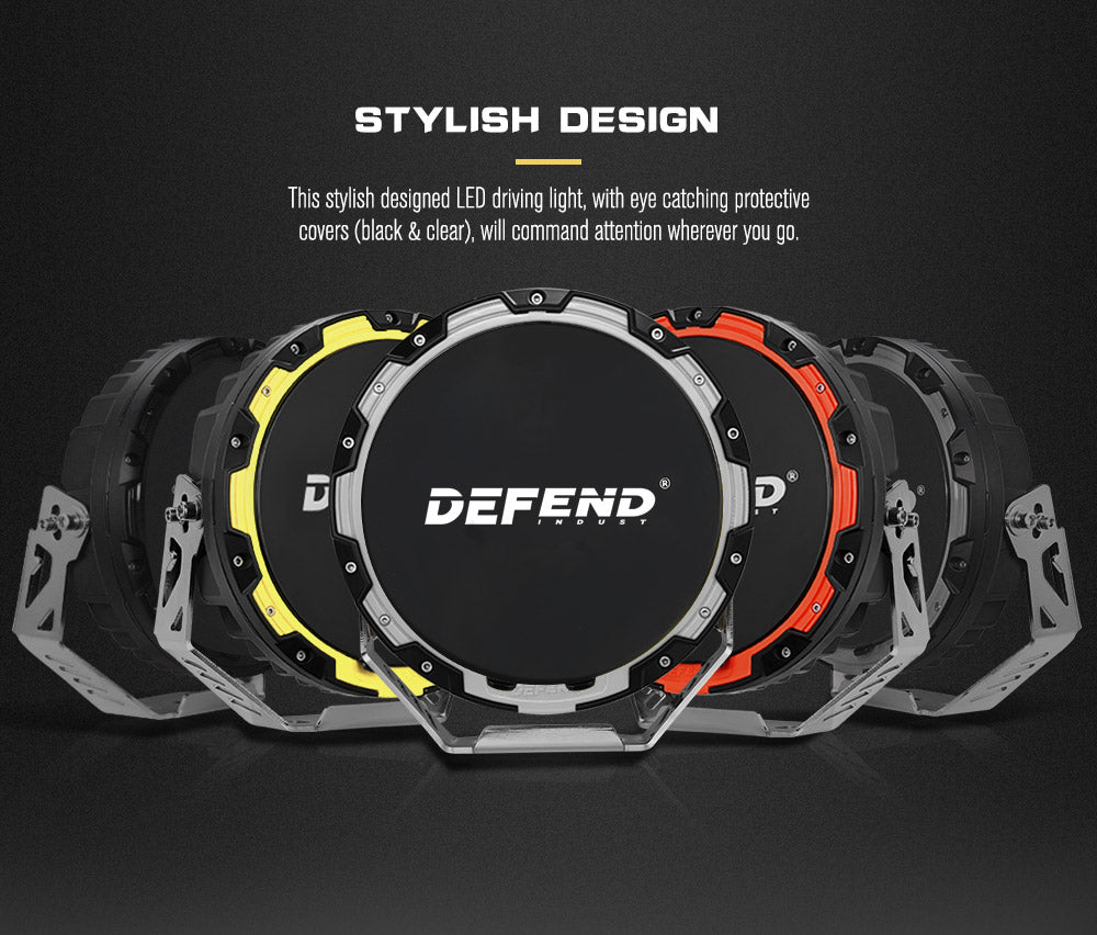 9inch LED Driving Lights Pair LED Round Spotlight Offroad 4x4 ATV Work