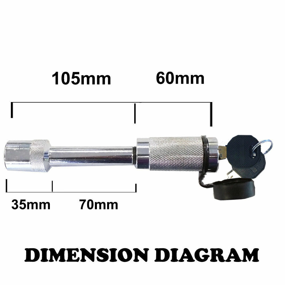 SAN HIMA Hitch Pin Lock S Type Tow Bar Ball Trailer Parts 4WD 4X4 Caravan Anti Theft