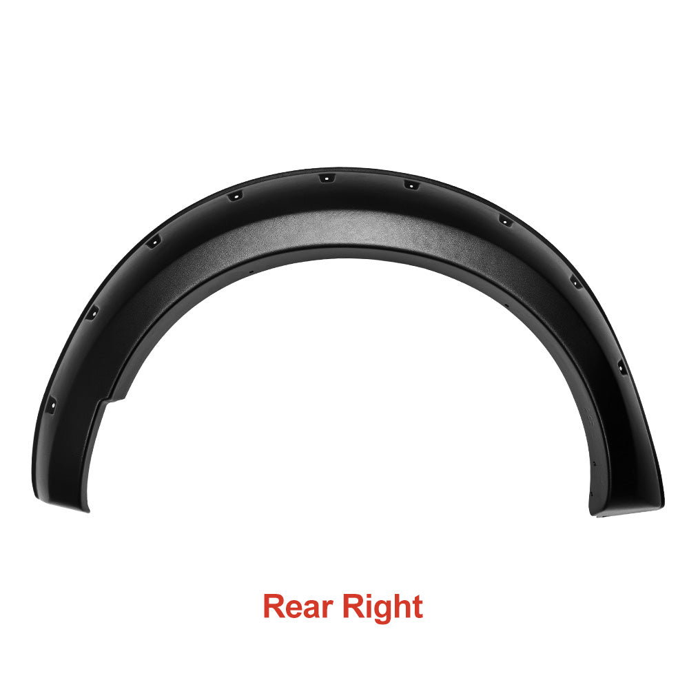 LIGHTFOX Fender Flares for Nissan Navara D23 NP300 2014-2018