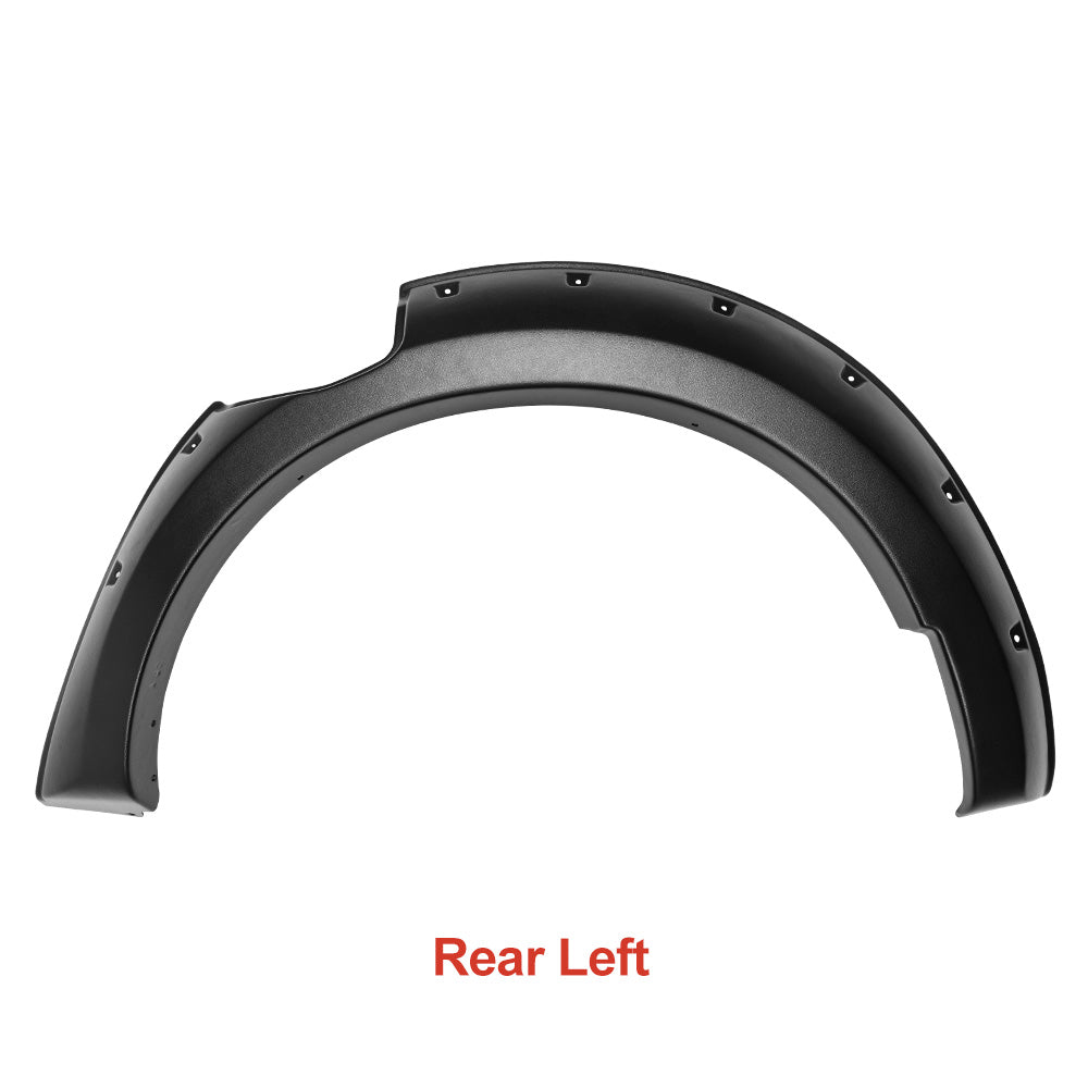 LIGHTFOX Fender Flares for Nissan Navara D23 NP300 2014-2018