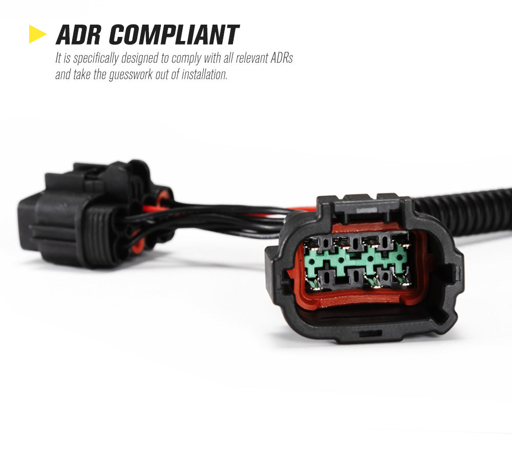 LIGHTFOX Wiring Harness Kit fit Nissan Navara NP300 Plug and Play