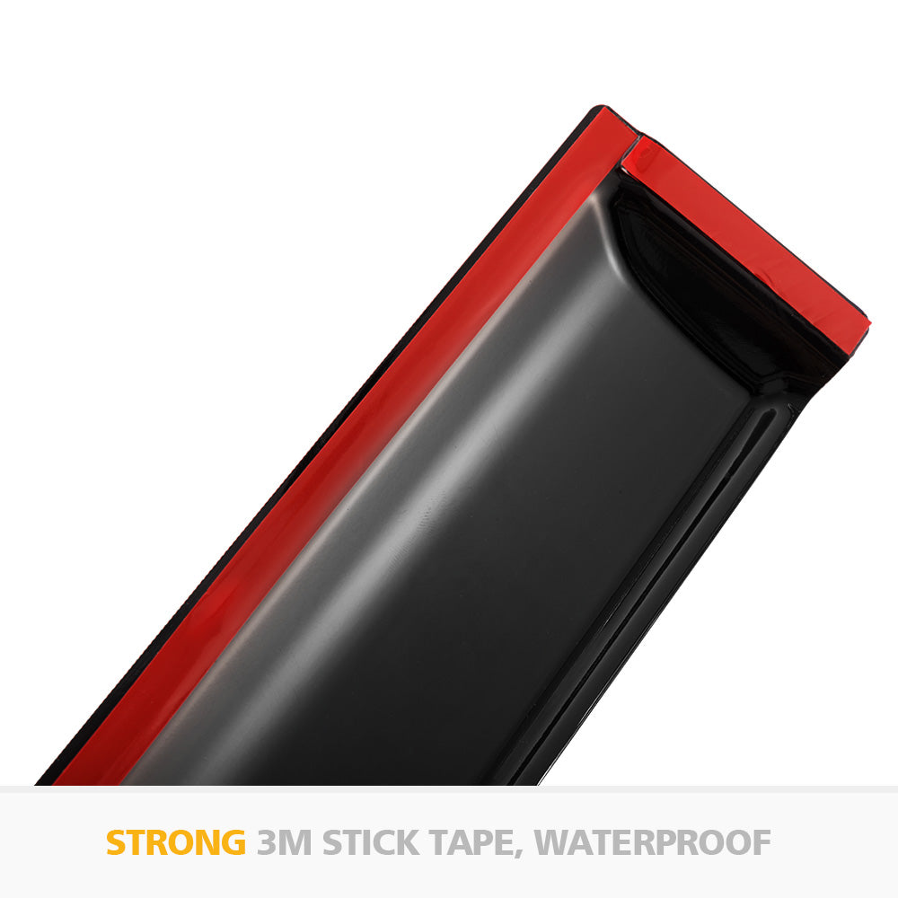 FIERYRED Weather Shield Window Visor For Nissan Navara NP300 D23 2015-2019