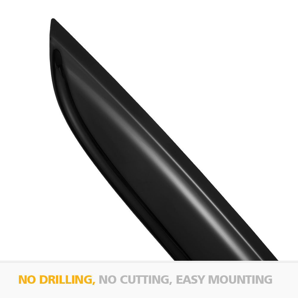 FIERYRED Weather Shield Window Visor For Nissan Navara NP300 D23 2015-2019