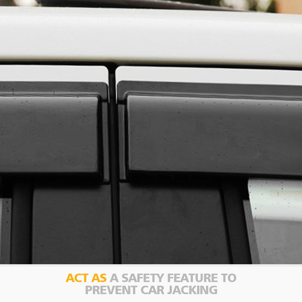 FIERYRED Weather Shield Window Visor For Nissan Navara NP300 D23 2015-2019