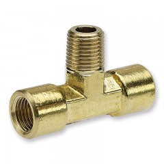 Jamec PEM Male Female Tee Piece 1/4" BSP Male x 1/4" BSP Female x 1/4" BSP Female