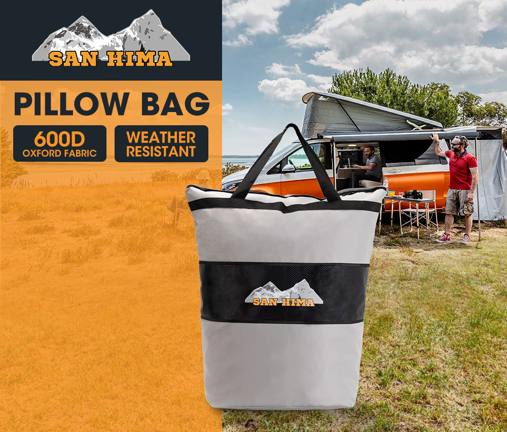 SAN HIMA Canvas Doona Pillow Storage Bag Water Resistant Camping Outdoor Travel