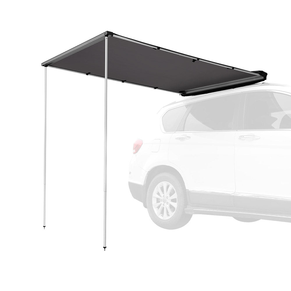 San Hima Car Side Awning 1.4x2m Pull-out Telescoping Poles Waterproof Car Shade