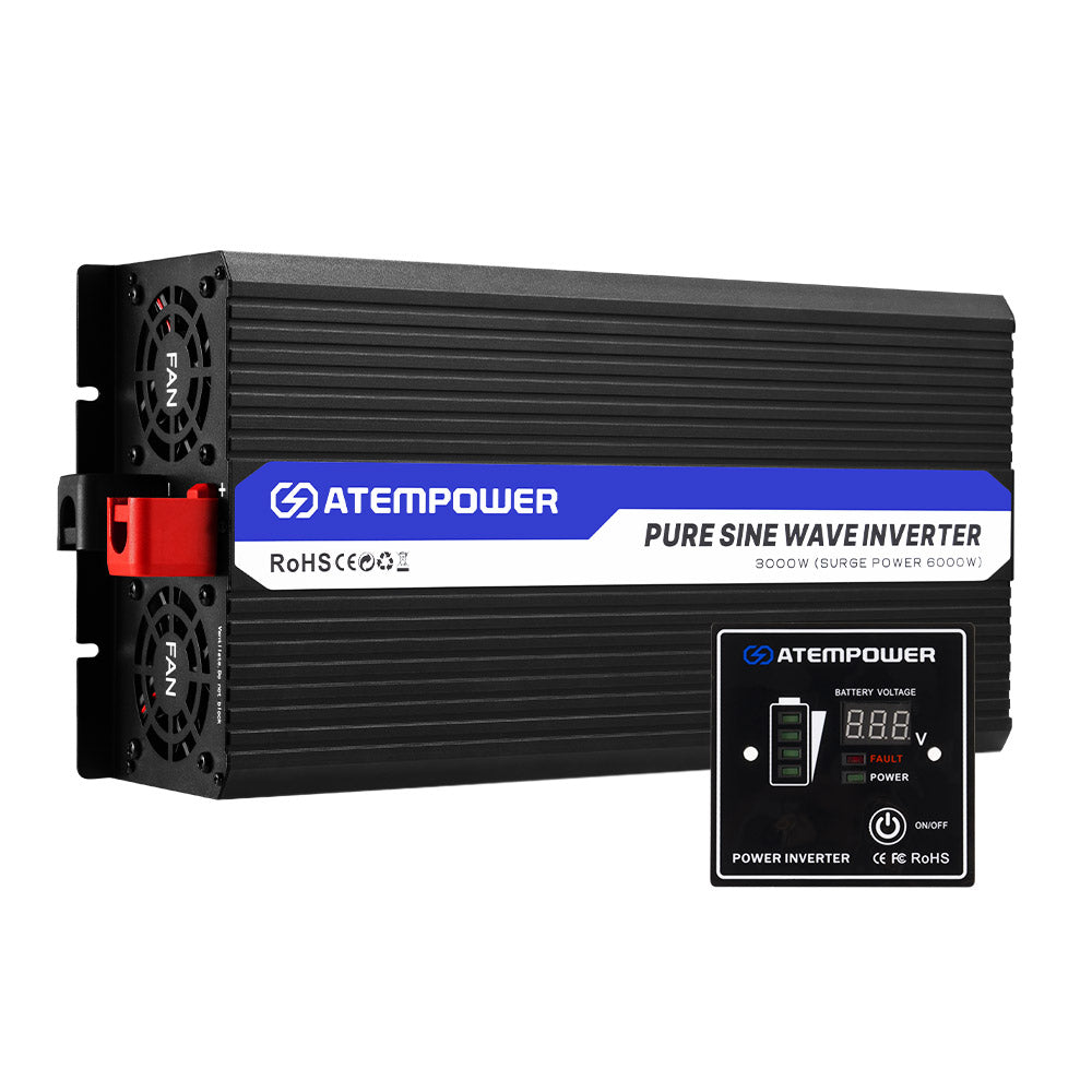 Atem Power Pure Sine Wave Power Inverter 12V to 240V 3000W/6000W Camping Car Boat