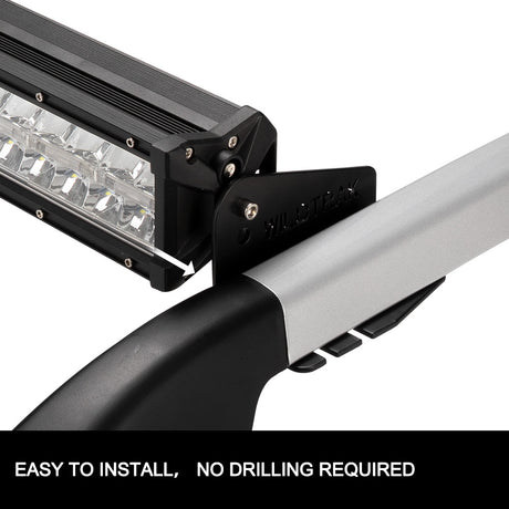 LIGHTFOX Roof Light Bar Mounting Bracket Fit Ford Ranger Wildtrak  PX1 PX2 PX3 2012-2018