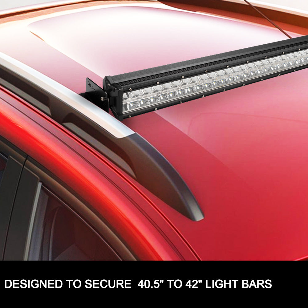 LIGHTFOX Roof Light Bar Mounting Bracket Fit Ford Ranger Wildtrak  PX1 PX2 PX3 2012-2018