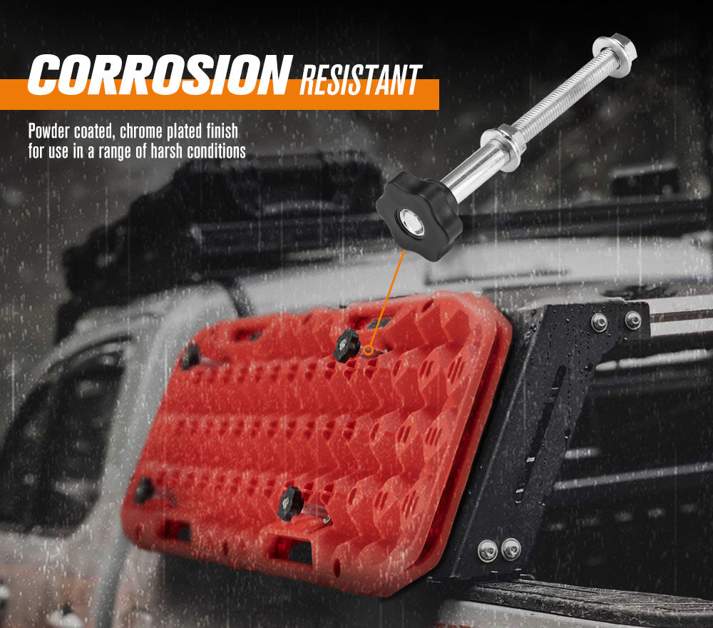 Fieryred Recovery Tracks /w Mounting Pins 15T Board 4WD Sand Track Snow Mud 4x4