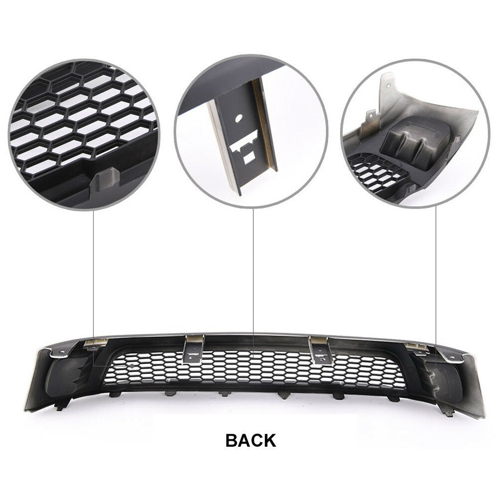 Front Grill Grille Matt Black Fit For Toyota Hilux Revo SR SR5 TRD 2015-2017 ABS