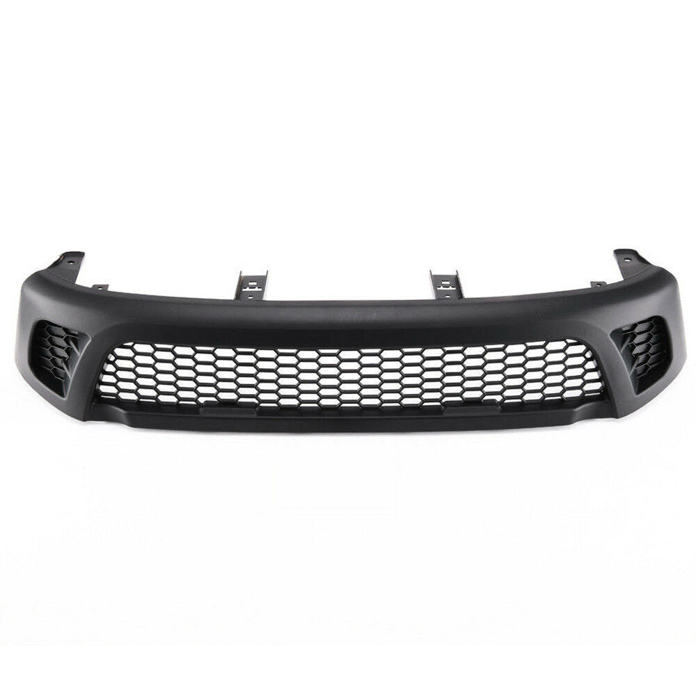 Front Grill Grille Matt Black Fit For Toyota Hilux Revo SR SR5 TRD 2015-2017 ABS