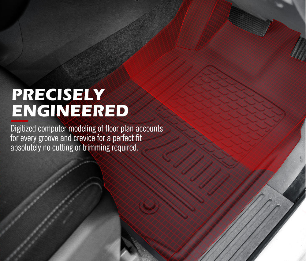 3D TPE Floor Mats for Ford Ranger Wildtrak Raptor PX PX2 PX3 2011-ON