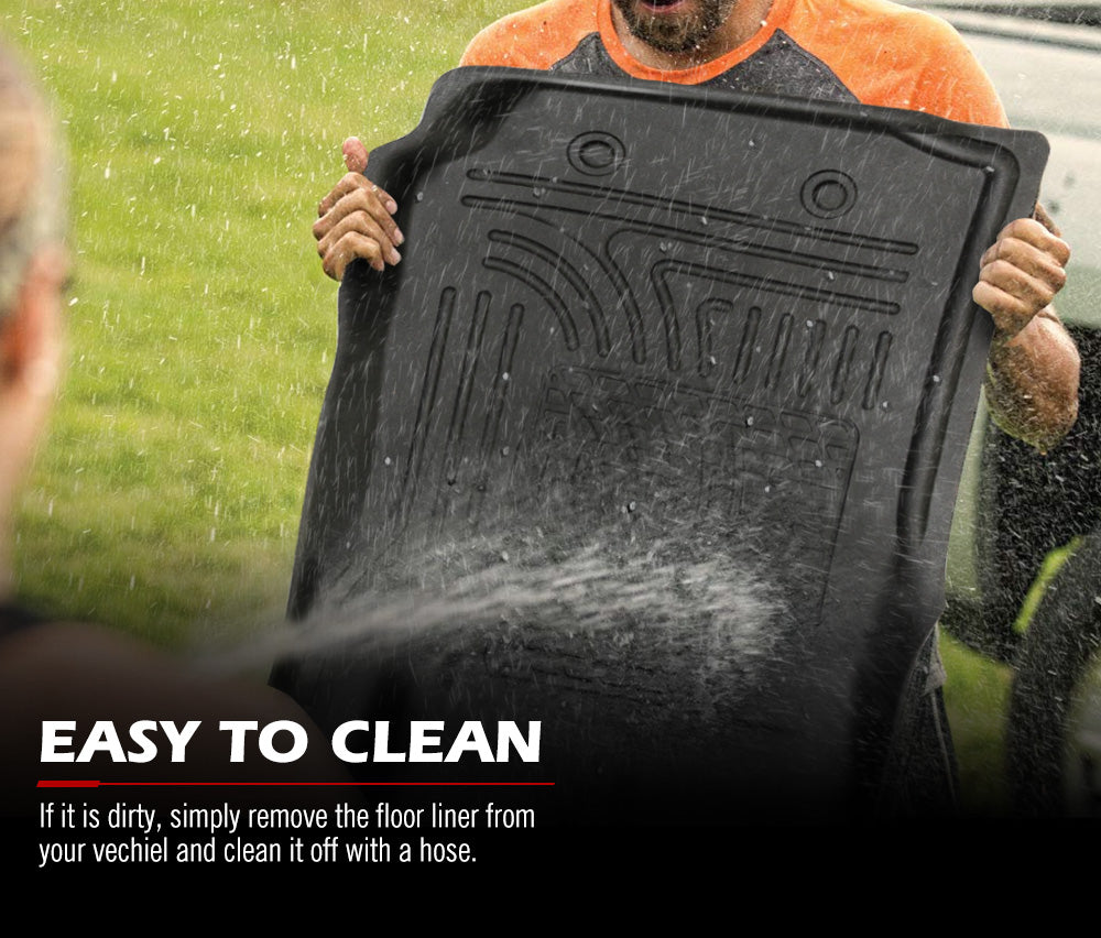 3D TPE Floor Mats for Ford Ranger Wildtrak Raptor PX PX2 PX3 2011-ON