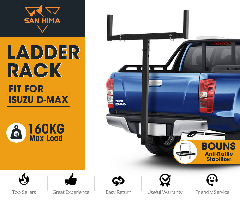 SAN HIMA Tow Bar Ladder Rack for Holden Colorado D Max Holden Rodeo