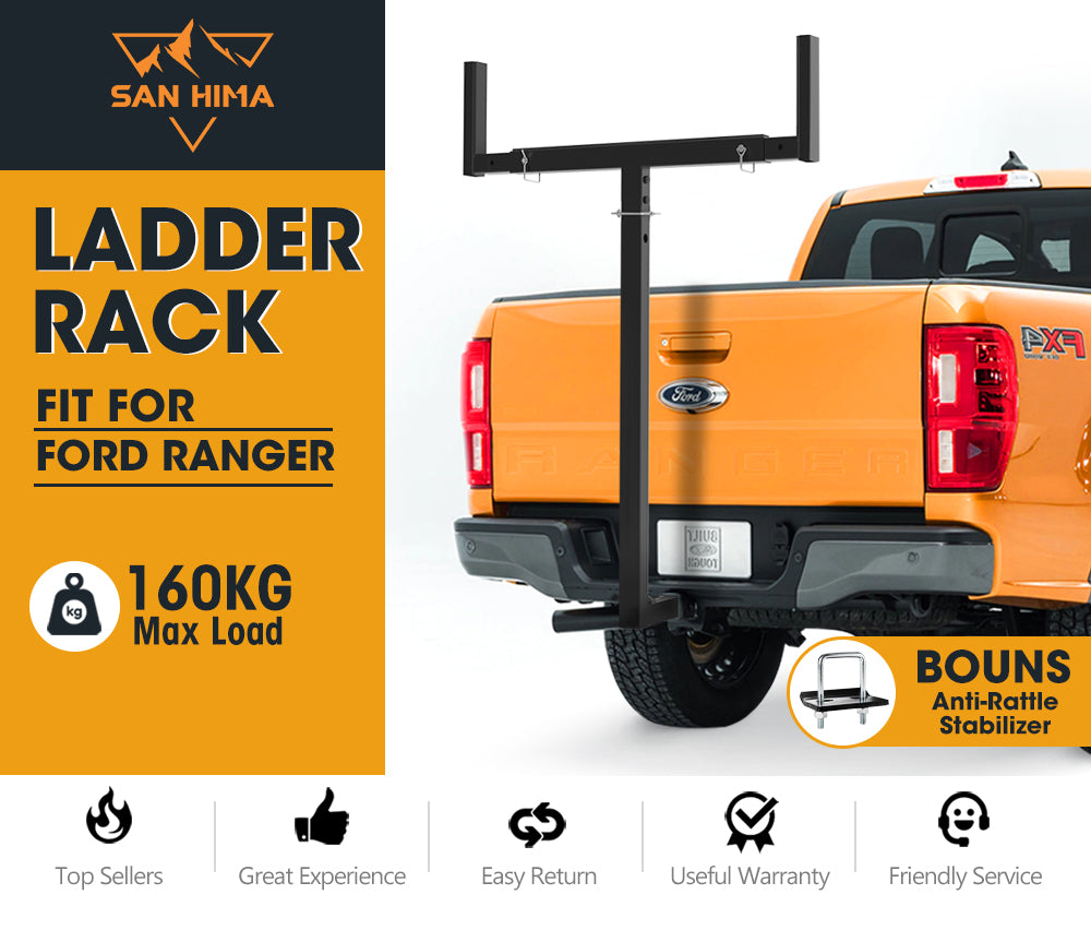 SAN HIMA Tow Bar Ladder Rack for Ford Ranger XLT wildtrak