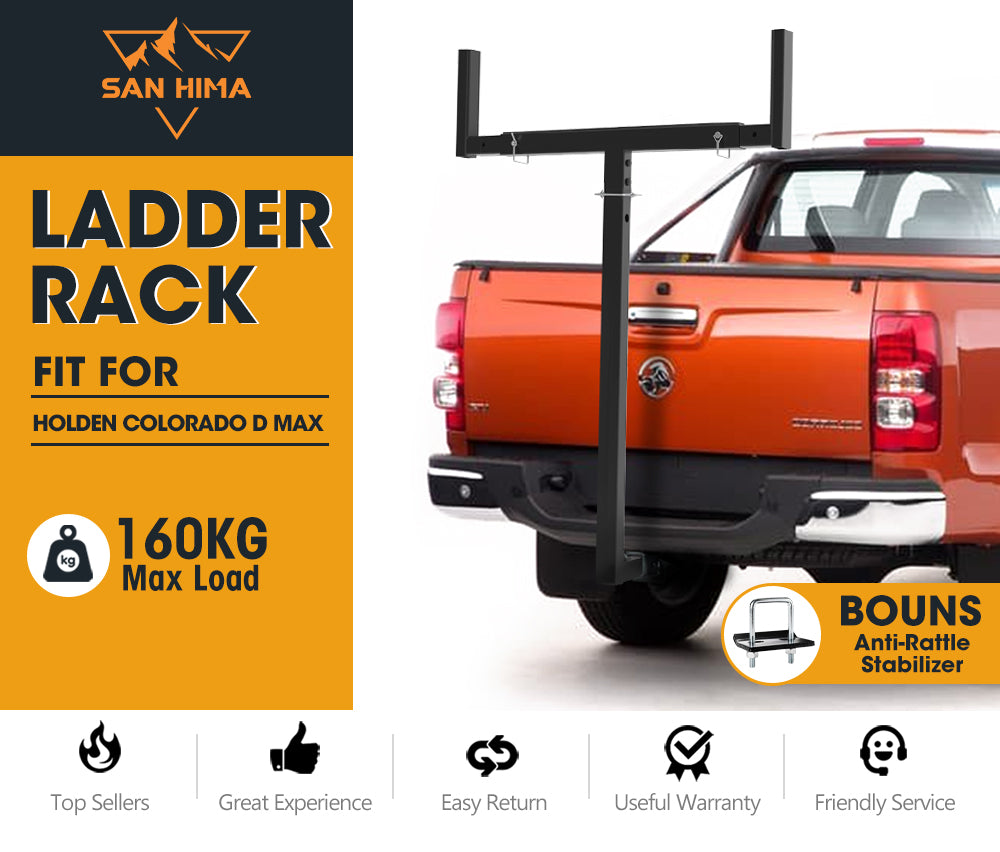 SAN HIMA Tow Bar Ladder Rack for Holden Colorado D Max Holden Rodeo